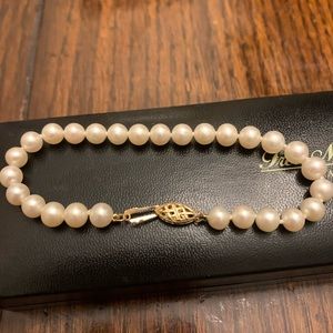 Real pearl bracelet